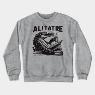 Alitatre Funny Bookworm Alligator Vintage T-Shirt Crewneck Sweatshirt